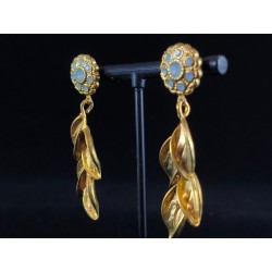 Pendientes Cristal Celeste